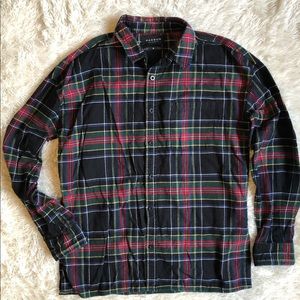 Pacsun Boxy Fit Plaid Flannel Button Down Shirt M